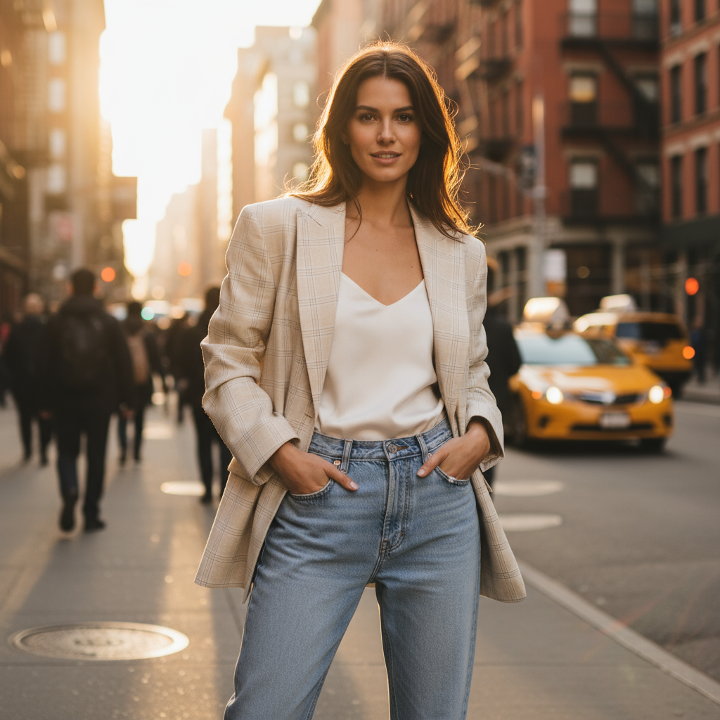 How to Style Boyfriend Jeans