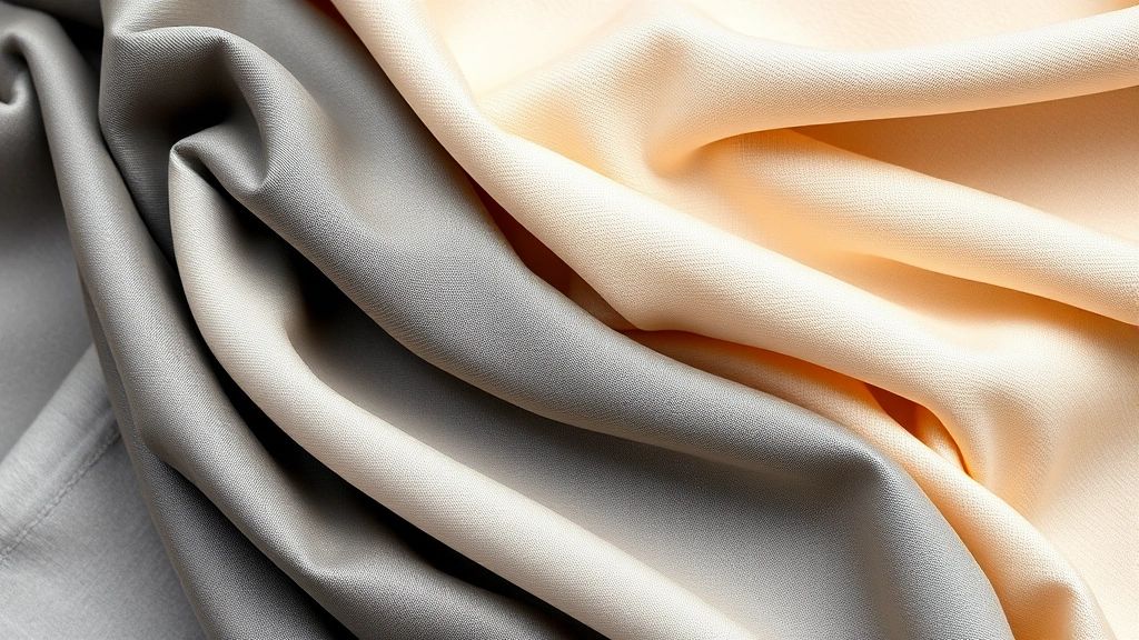 Luxury fabric textures and materials arranged artistically, close-up of high-quality textiles including silk, linen, wool, organized color palette, natural lighting highlighting fabric drape and weave details