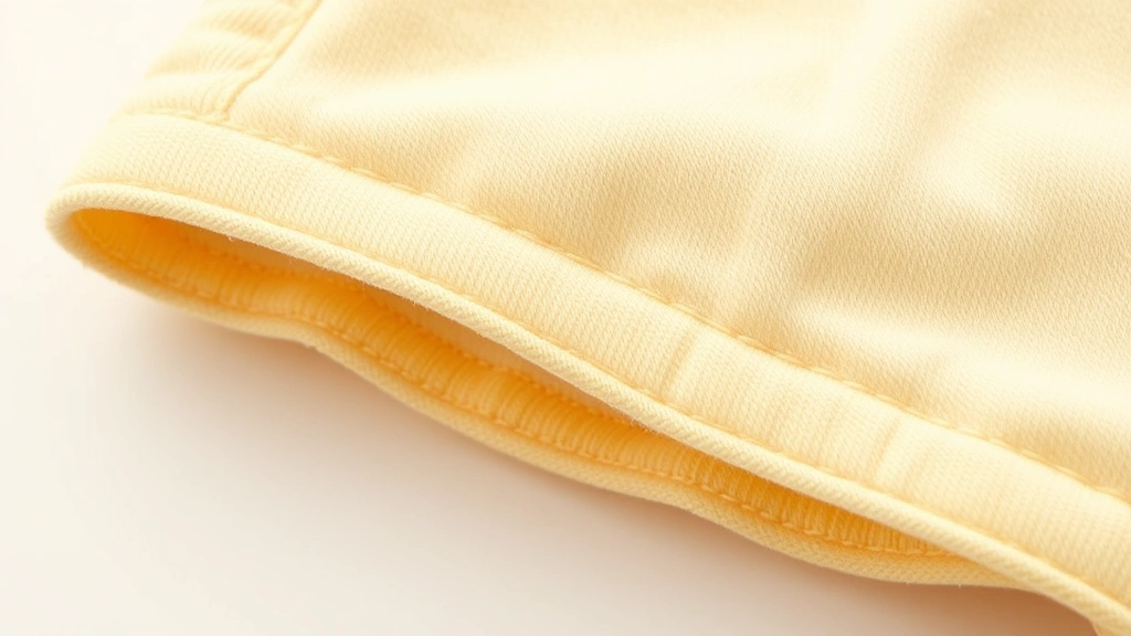 Close-up detail shot of high-quality children's clothing seams, stitching, and fabric texture, showing durability and construction craftsmanship, neutral background emphasizing quality